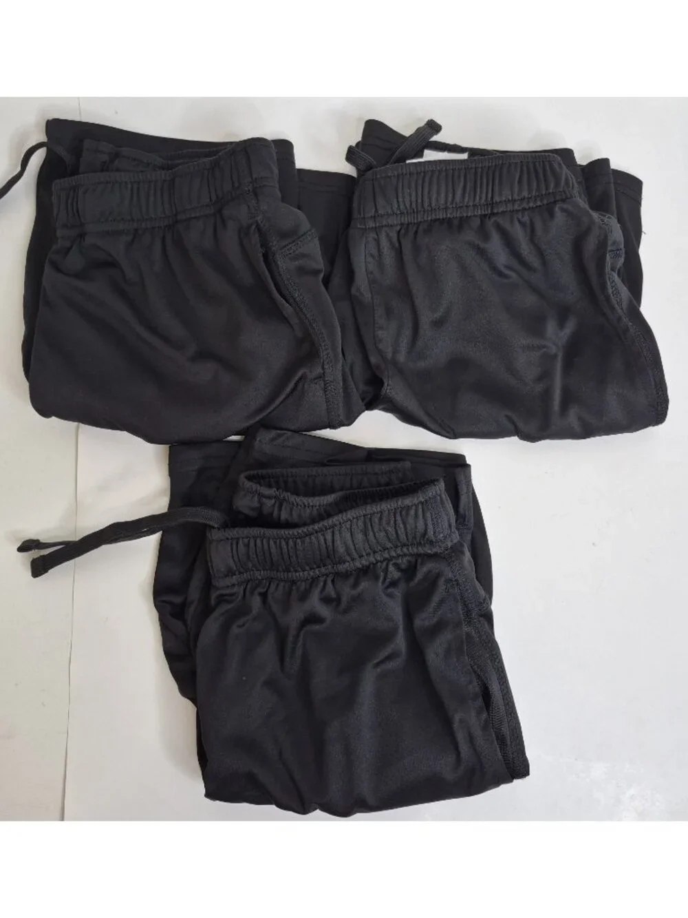 Athletic Works Bundle 3 Pairs Shorts Youth Boys Size L (10-12) Black